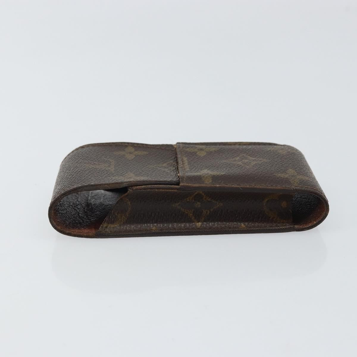 Louis Vuitton Cigarette Case Monogram Canvas, BROWN, CANVAS, Clutche & pouche