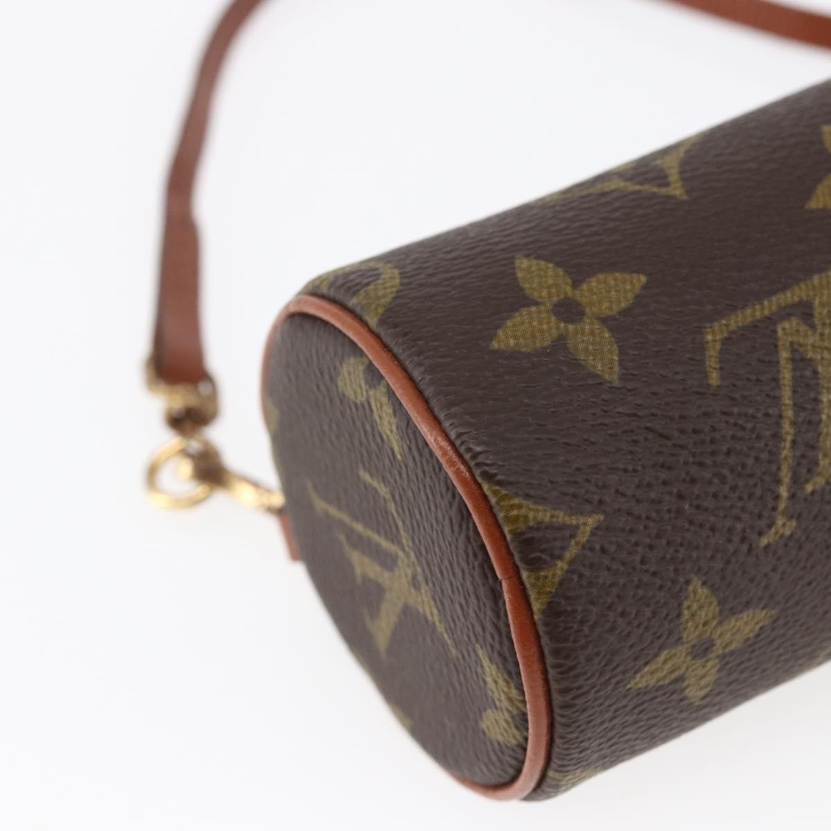 Louis Vuitton Papillon Pochette Monogram Canvas, BROWN, CANVAS, Handbag