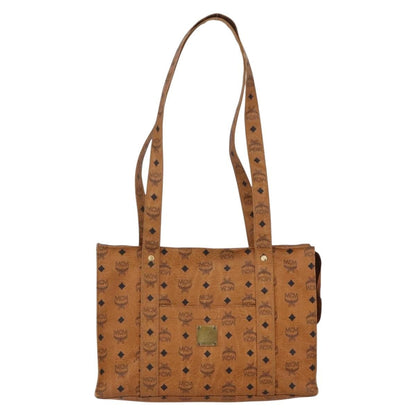 MCM Vintage Visetos Tote bag Canvas, BROWN, CANVAS, Tote bag
