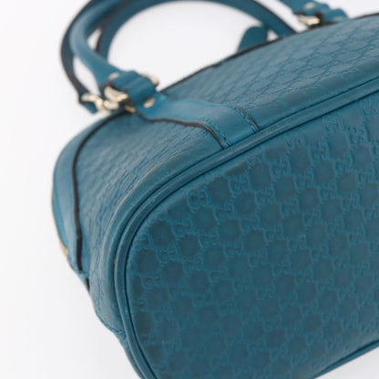 Gucci Convertible Dome Satchel Guccissima Leather, TURQUOISE, LEATHER, Handbag