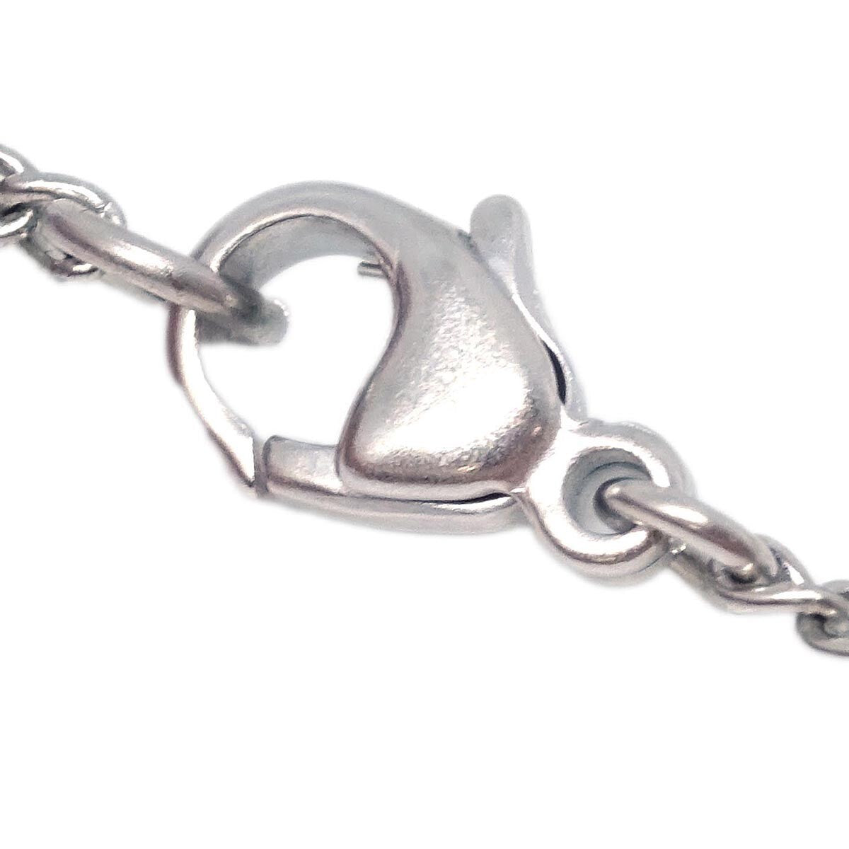 Chanel CC Pendant Necklace Metal, SILVER, SILVER_PLATED, Necklace