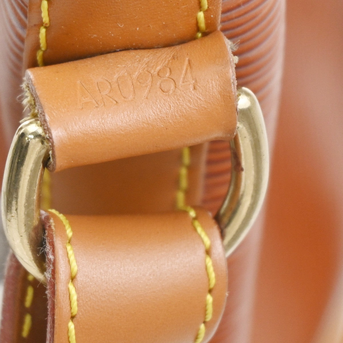 Louis Vuitton Noe Handbag Epi Leather, BROWN, LEATHER, Shoulder bag