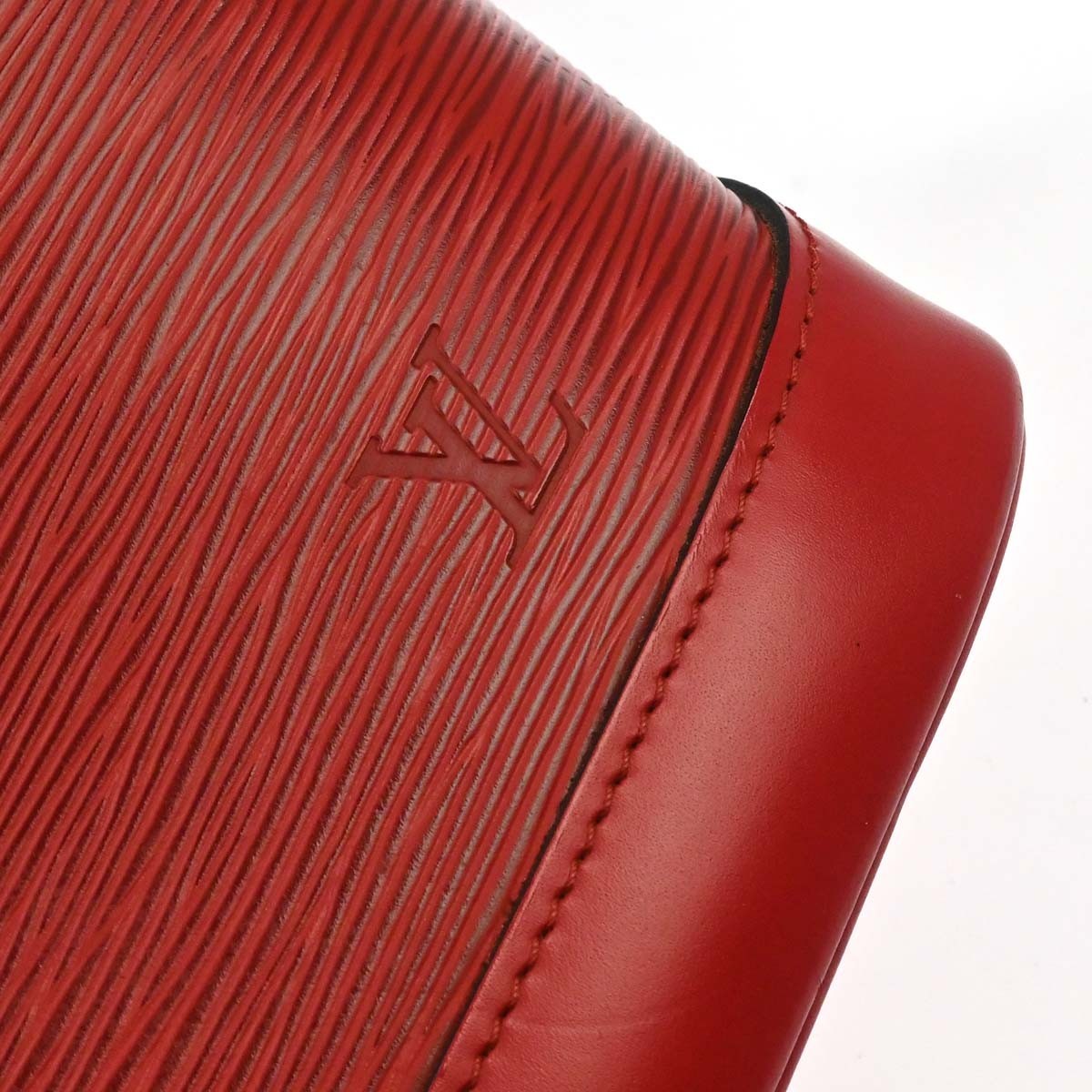 Louis Vuitton Alma Handbag Epi Leather, Red, Leather, Handbag