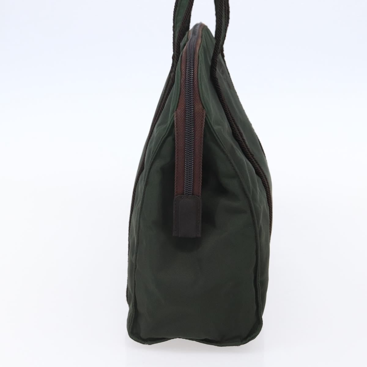 Prada Vintage Tote Tessuto, Khaki, Nylon, Tote Bag