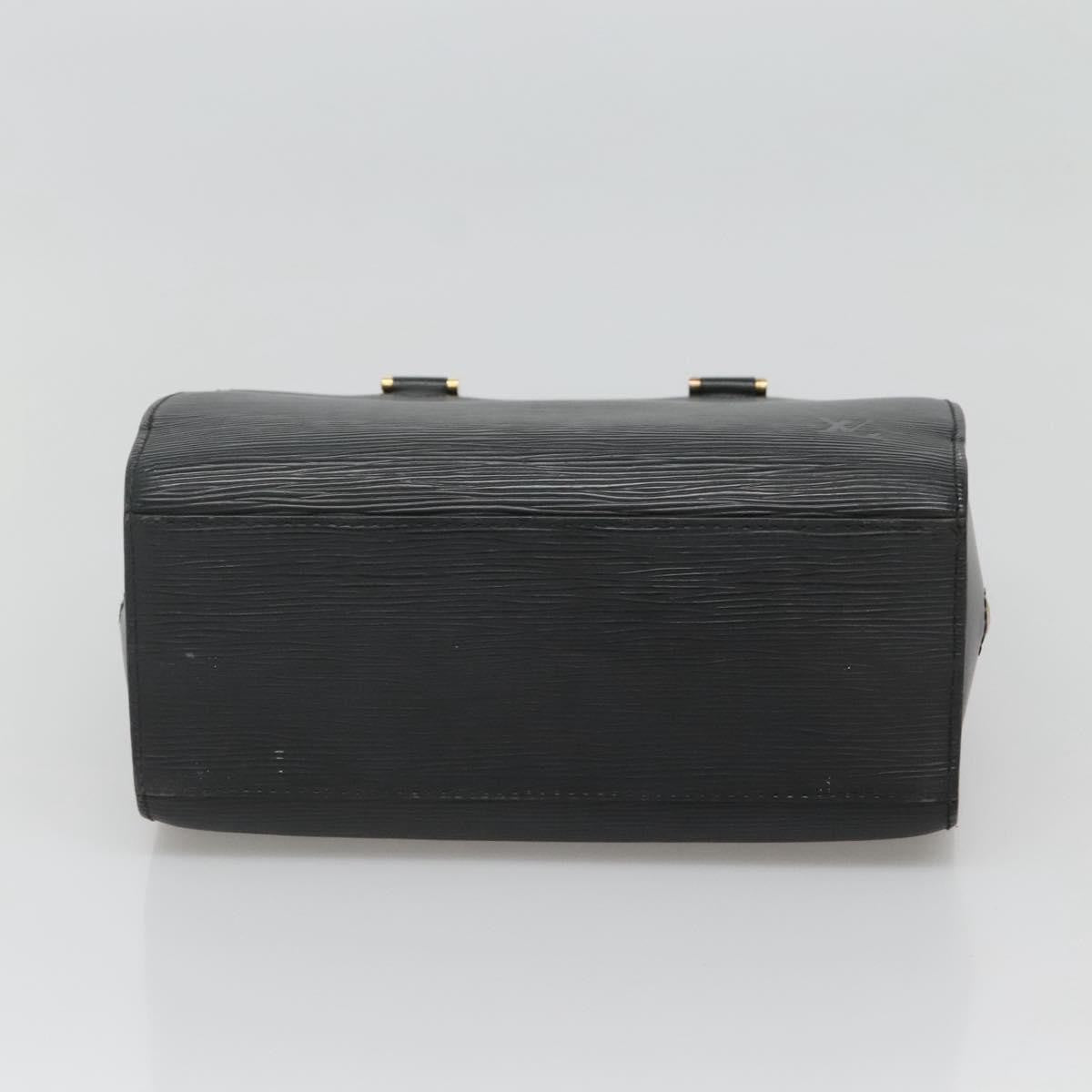 Louis Vuitton Pont Neuf Handbag Epi Leather, BLACK, LEATHER, Handbag