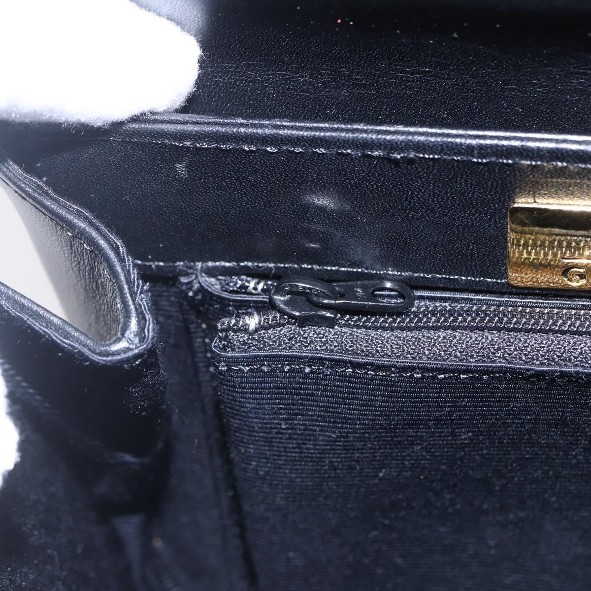Givenchy Vintage Handbag Leather, BLACK, LEATHER, Handbag