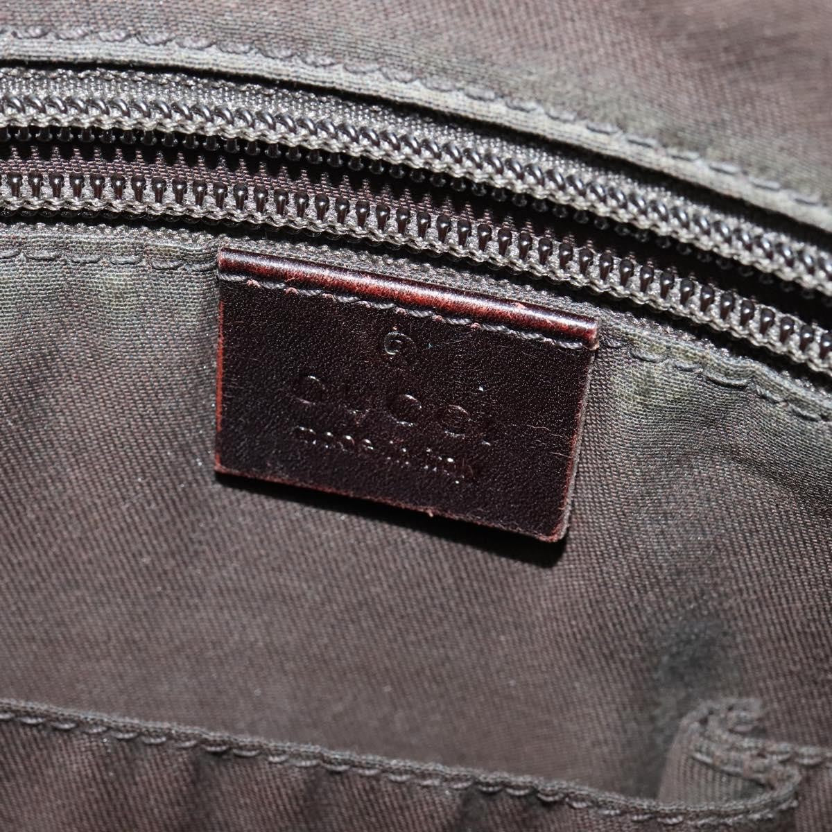 Gucci Gucci messenger flap bag leather, Brown, Leather, Shoulder Bag