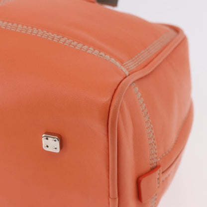Loewe Anagram handbag Leather, Orange, Leather, Handbag