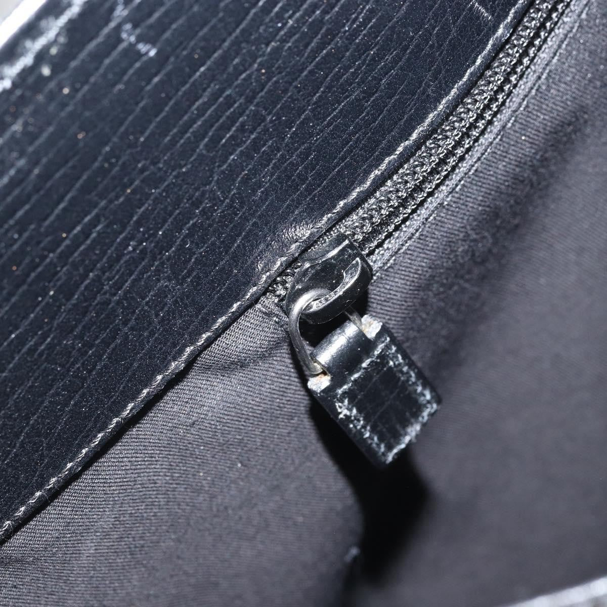 Gucci Vintage Handbag Leather, BLACK, LEATHER, Handbag