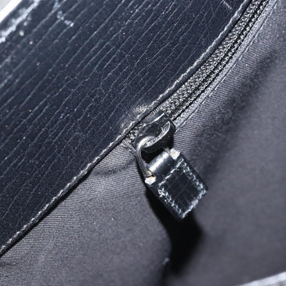 Gucci Vintage Handbag Leather, BLACK, LEATHER, Handbag