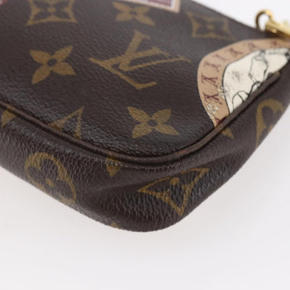 Louis Vuitton Pochette Accessoires Limited Edition Monogram Canvas, BROWN, CANVAS, Clutche & pouche