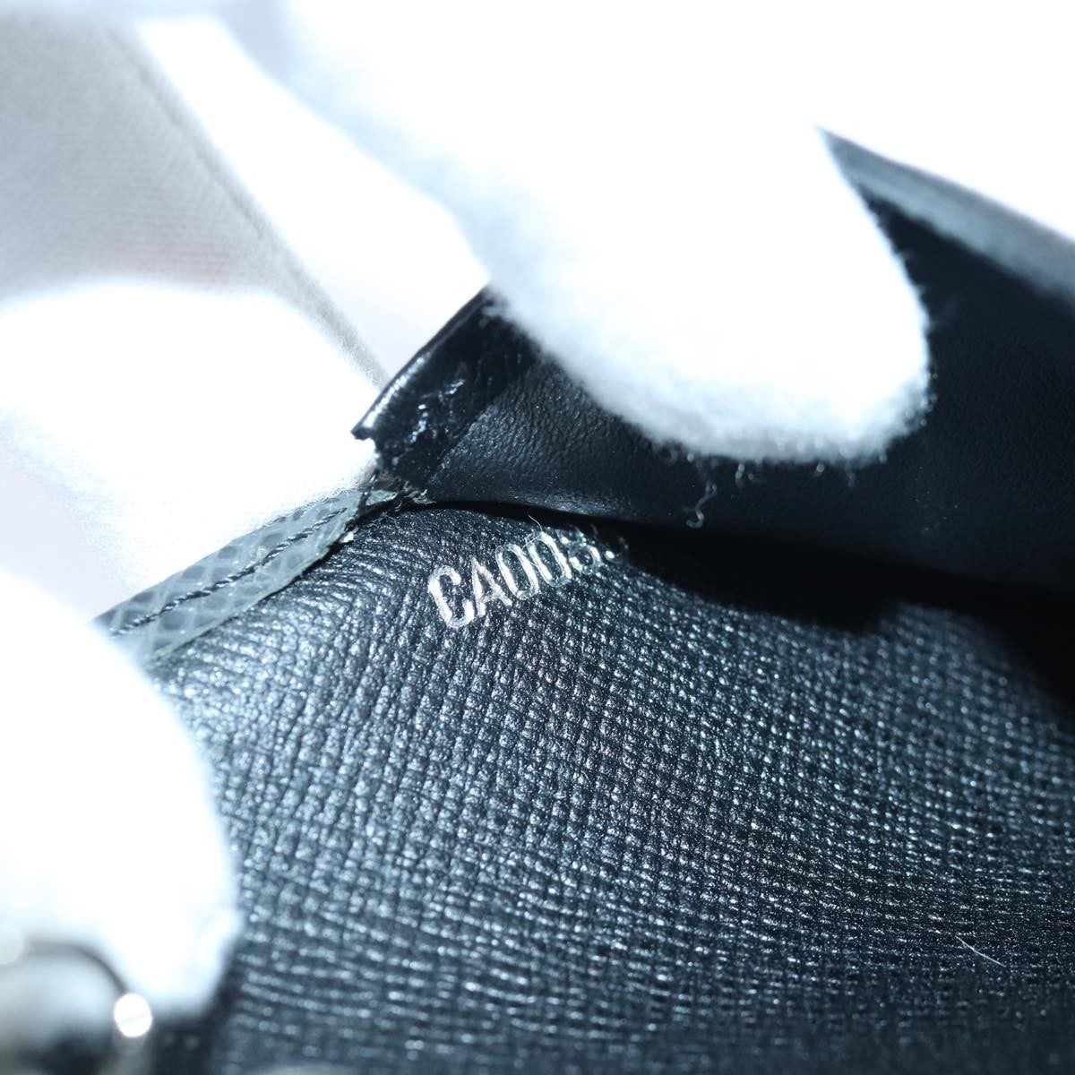 Louis Vuitton Agenda Cover Epi Leather, BLACK, LEATHER, Toiletry Case