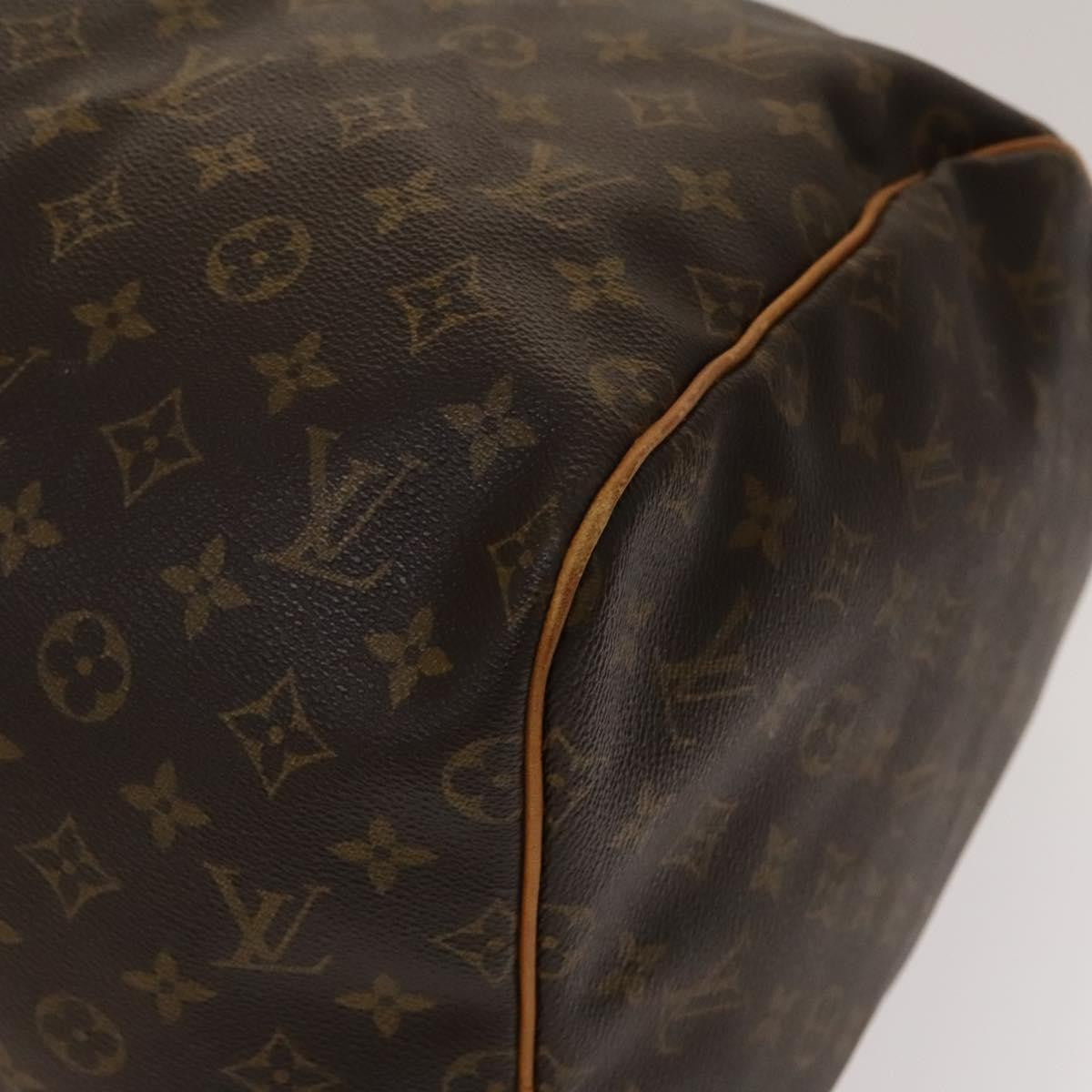 Louis Vuitton Keepall Bag Monogram Canvas, BROWN, CANVAS, Travel bag