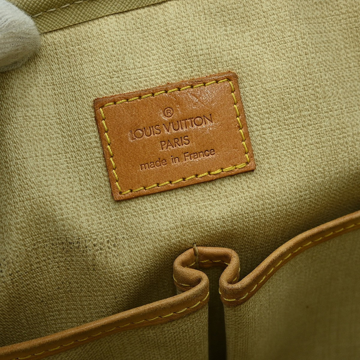 Louis Vuitton Trouville Handbag Monogram Canvas, BROWN, CANVAS, Handbag
