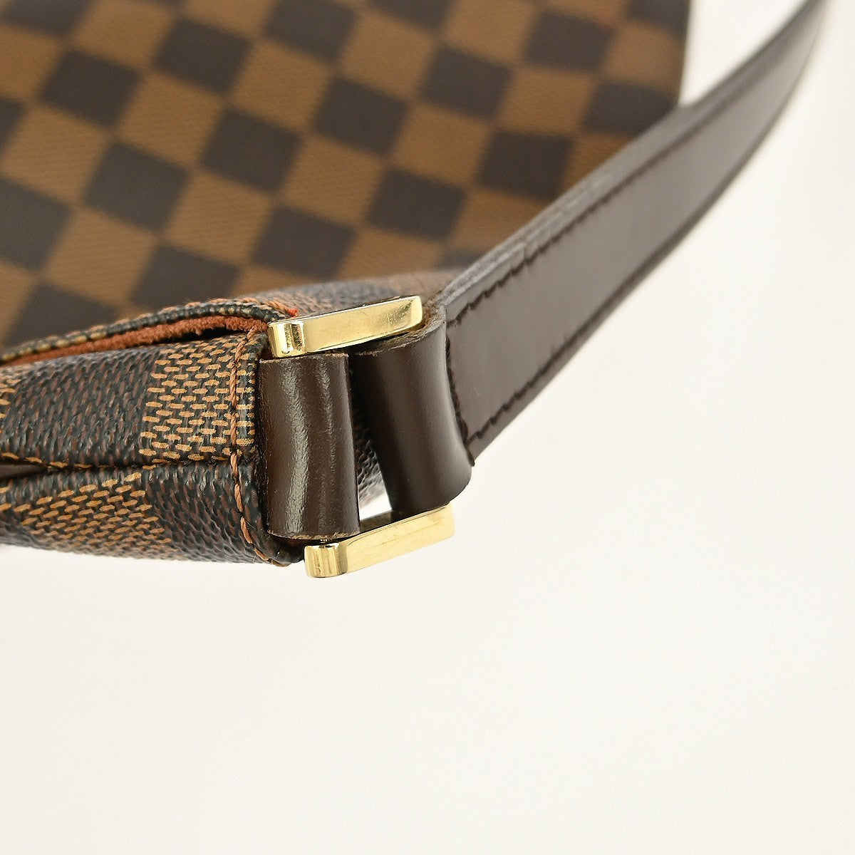 Louis Vuitton Musette Handbag Damier, BROWN, CANVAS, Shoulder bag
