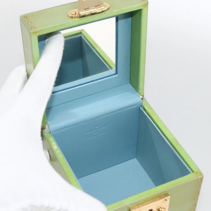 Louis Vuitton Bleecker Box Bag Monogram Vernis, GREEN, PATENT_LEATHER, Clutche & pouche