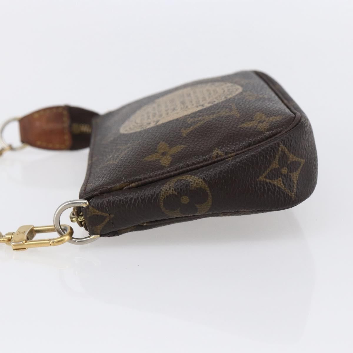 Louis Vuitton Pochette Accessoires Limited Edition Monogram Canvas, BROWN, CANVAS, Clutche & pouche