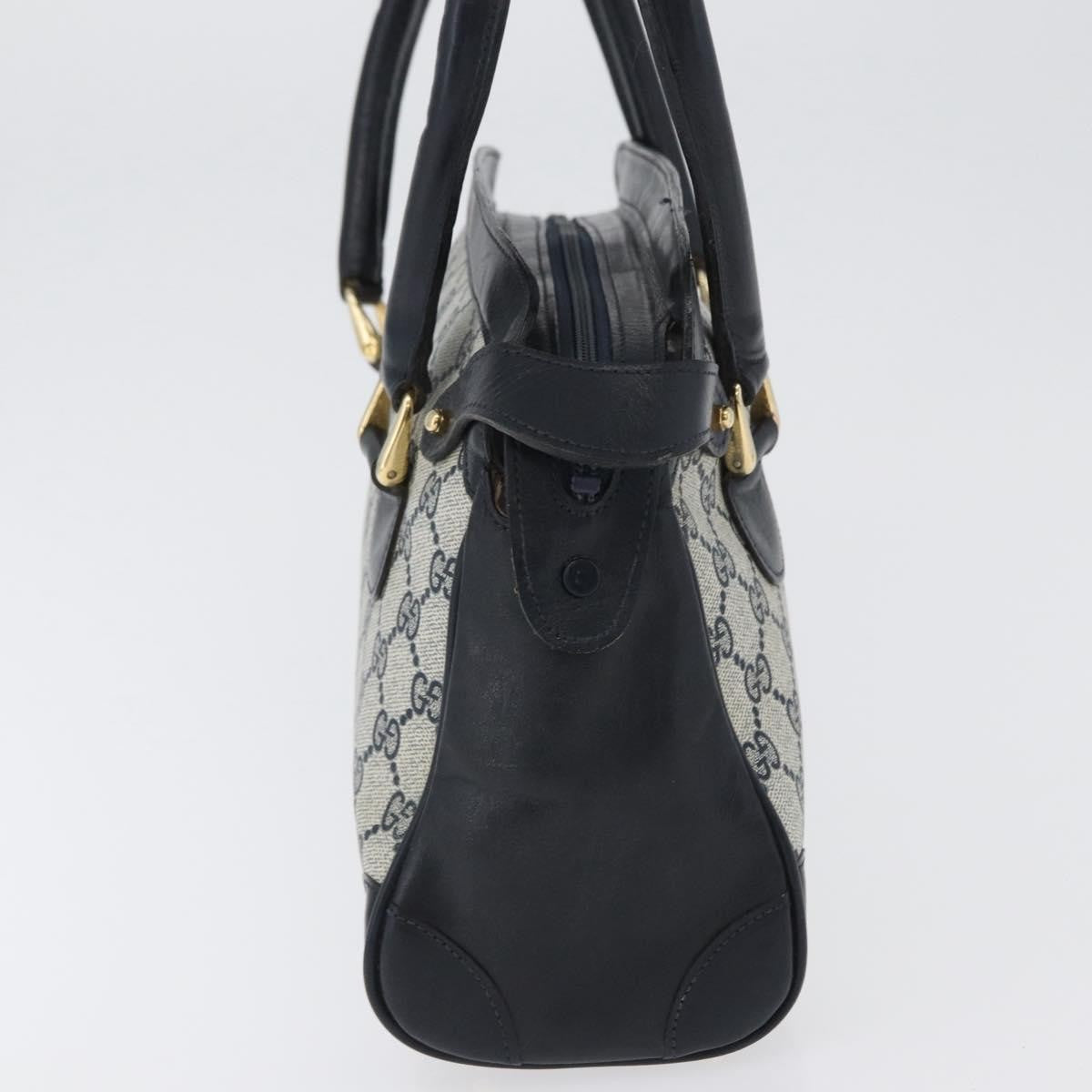 Gucci GG supreme handbag GG canvas, NAVY, PVC, Handbag