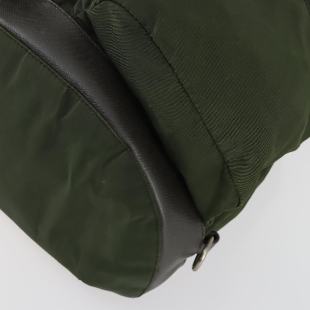 Prada Double Front Pocket Backpack Tessuto, KHAKI, NYLON, Backpack
