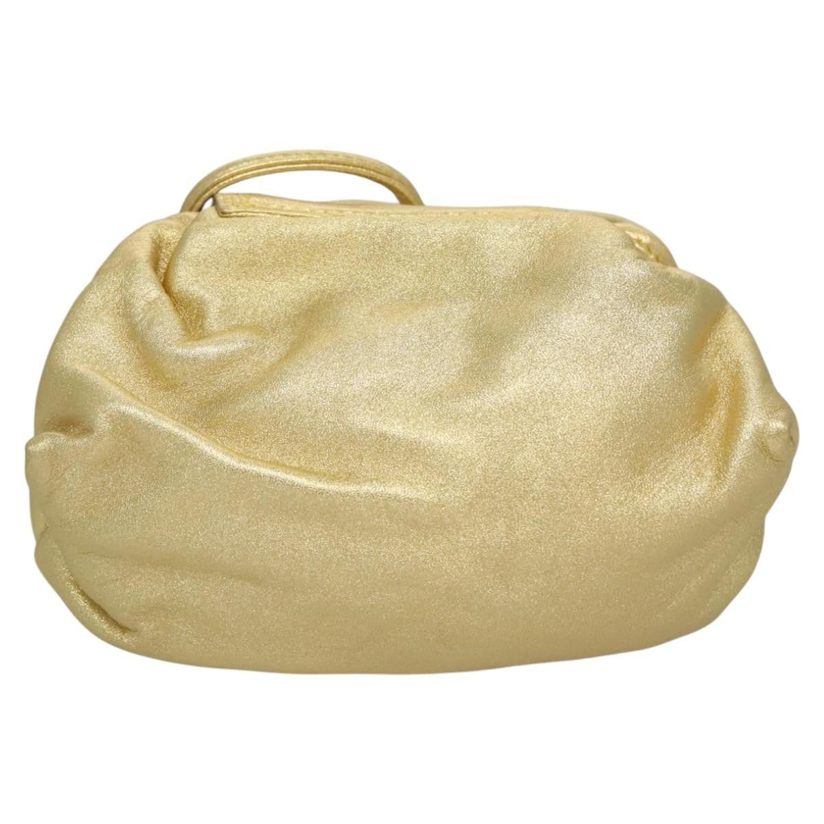 Loewe Vintage Crossbody Leather, GOLD, LEATHER, Shoulder bag