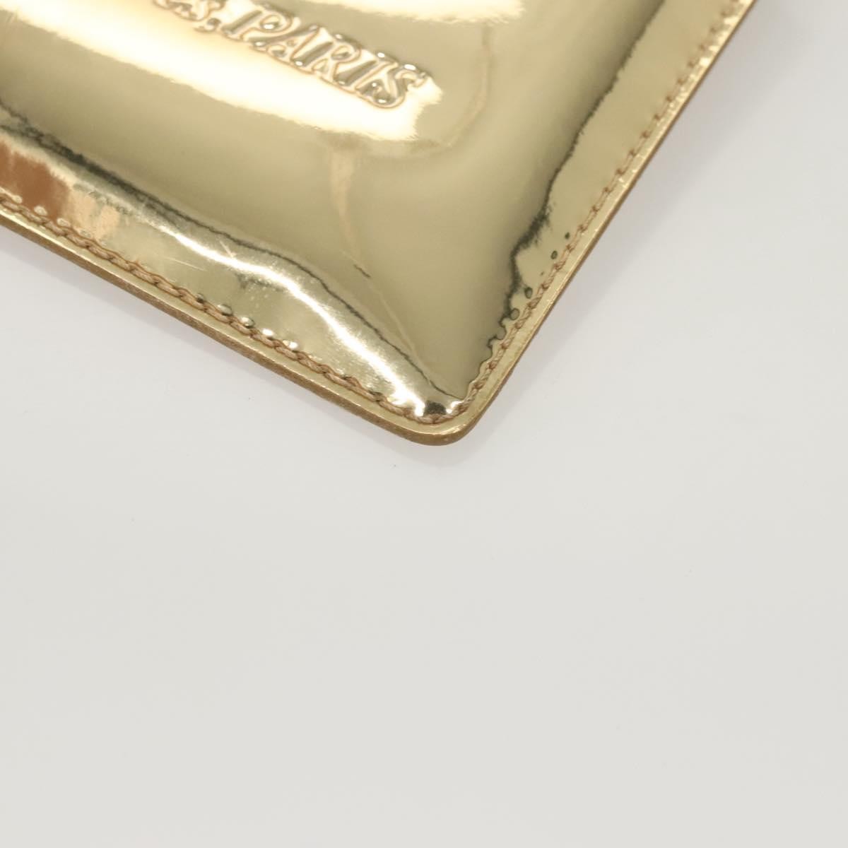 Louis Vuitton Pochette Plate Monogram mirror, GOLD, CANVAS, Clutche & pouche