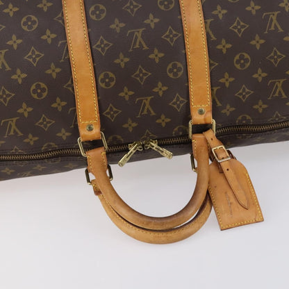 Louis Vuitton Keepall Bag Monogram Canvas, BROWN, CANVAS, Handbag