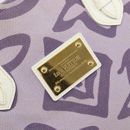 Louis Vuitton Tahitienne Cabas Canvas, PURPLE, CANVAS, Tote bag
