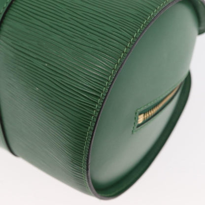 Louis Vuitton Soufflot Handbag Epi Leather, Green, Leather, Handbag