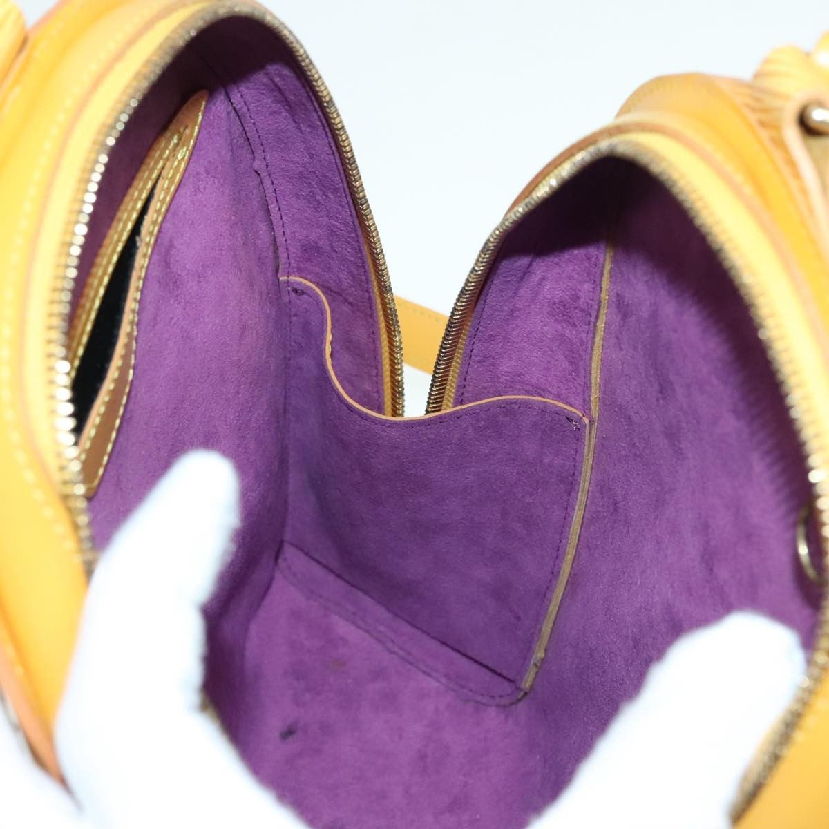 Louis Vuitton Mabillon Backpack Epi Leather, YELLOW, LEATHER, Backpack