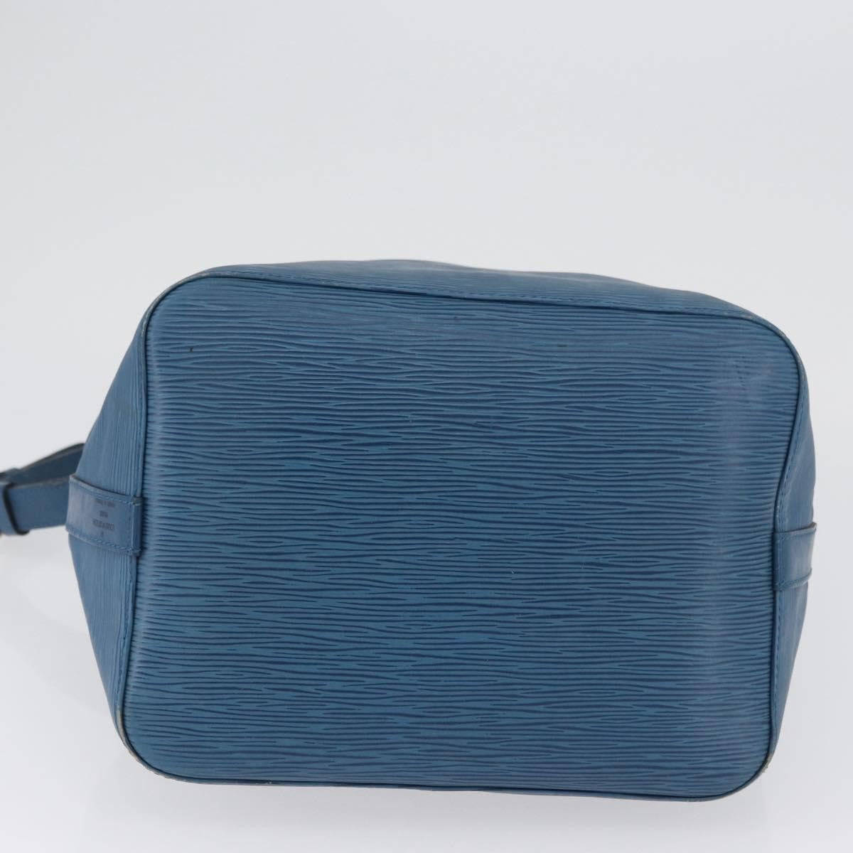 Louis Vuitton Petit Noe Handbag Epi Leather, Blue, Leather, Shoulder Bag