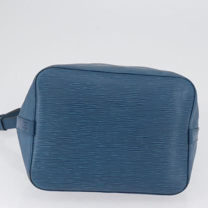 Louis Vuitton Petit Noe Handbag Epi Leather, Blue, Leather, Shoulder Bag