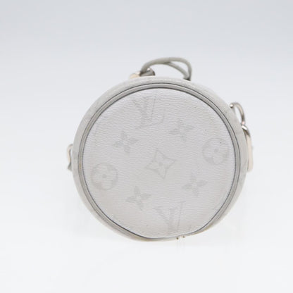 Louis Vuitton Chalk Nano Bag Limited Edition Logo Story Monogram Canvas, GRAY, CANVAS, Handbag