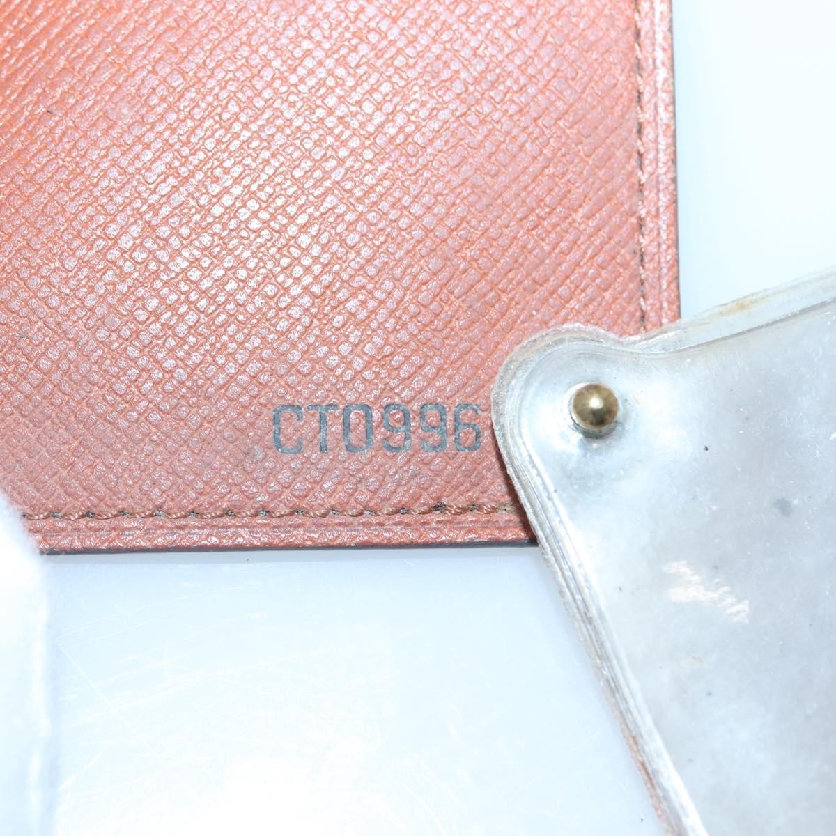 Louis Vuitton Porte Cartes Pression Card Case Monogram Canvas, BROWN, CANVAS, Card Holders