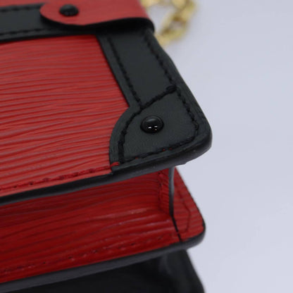 Louis Vuitton Trunk Clutch Epi Leather, RED, LEATHER, Clutche & pouche