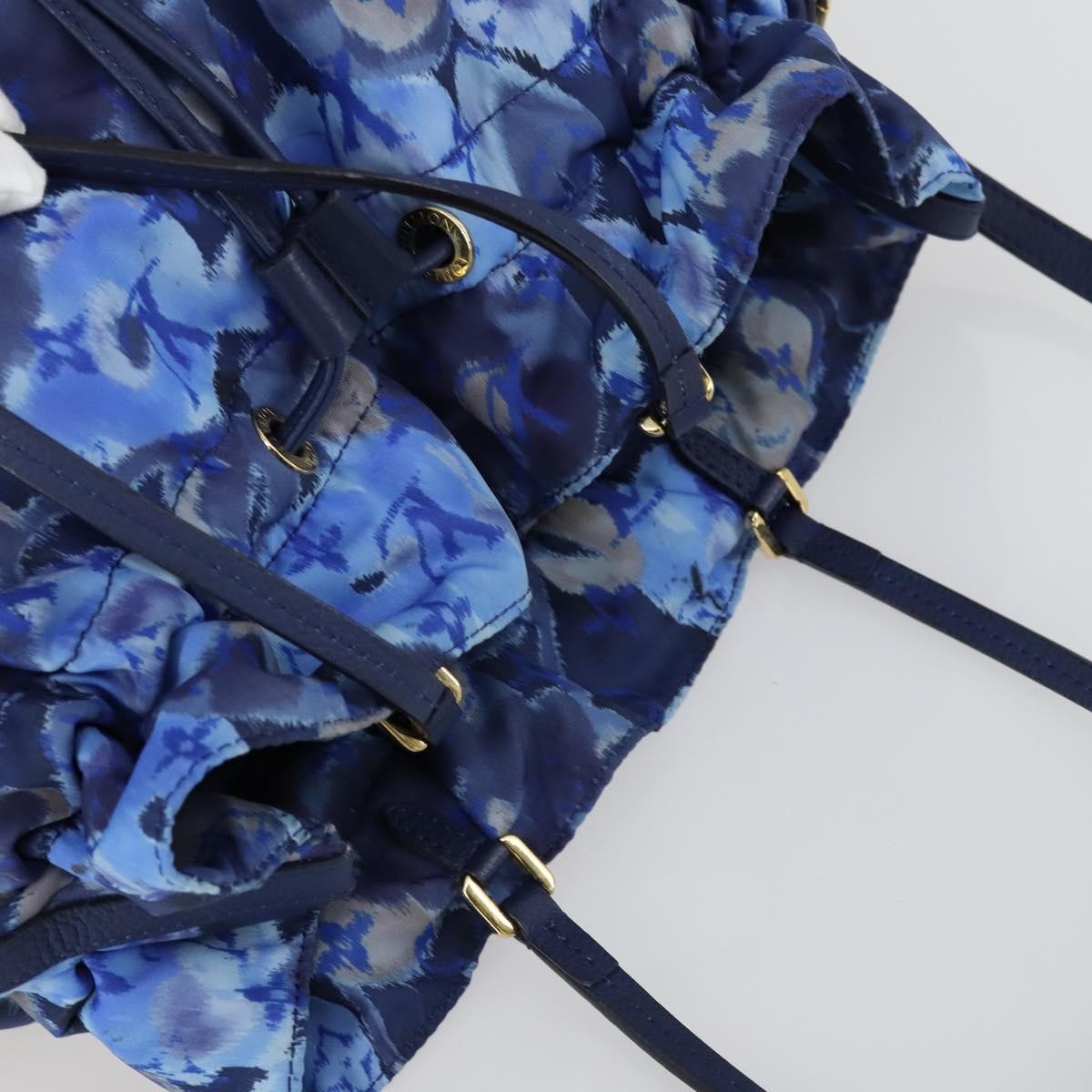 Louis Vuitton Noefull Handbag Ikat Nylon, BLUE, NYLON, Handbag