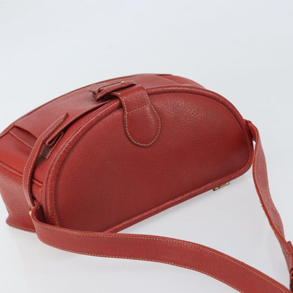 Gucci Vintage Shoulder Bag Leather, RED, LEATHER, Shoulder bag