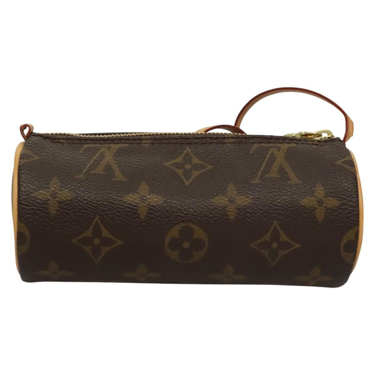 Louis Vuitton Papillon Pochette Monogram Canvas, BROWN, CANVAS, Handbag