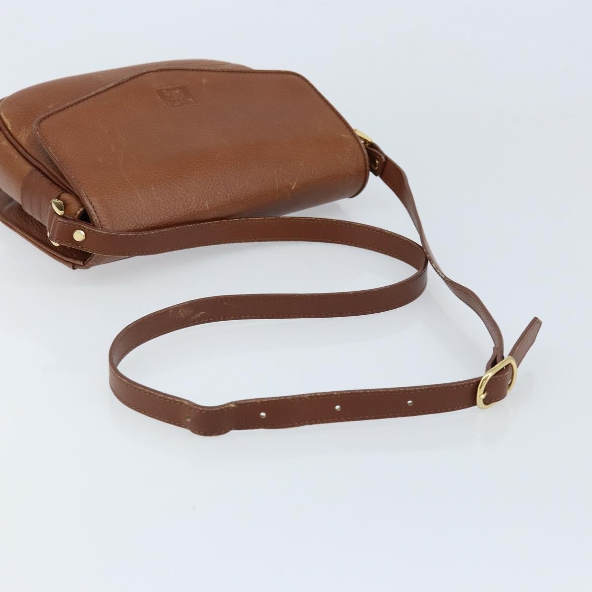 Burberry Flap Shoulder Bag Leather, BROWN, LEATHER, Shoulder bag