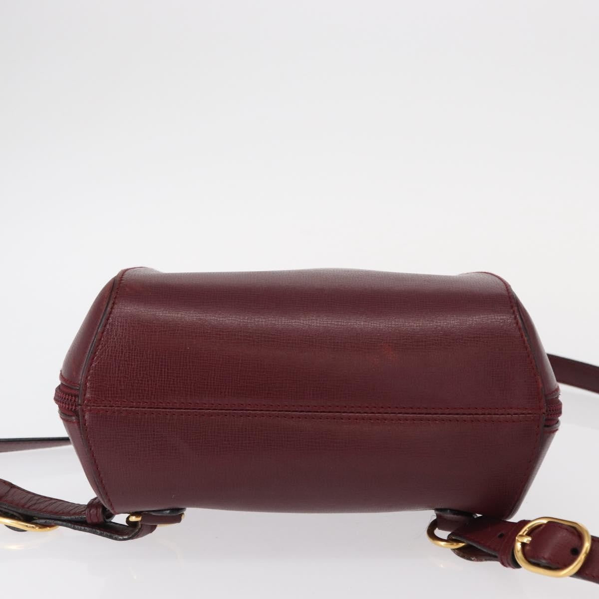 cartier Happy birthday backpack Leather, BURGUNDY, LEATHER, Backpack