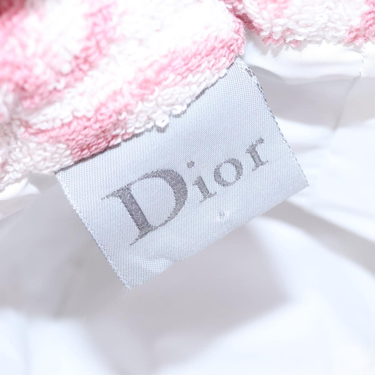 Christian Dior Vintage Trotter Pouch Pile, Pink, Canvas, Clutch