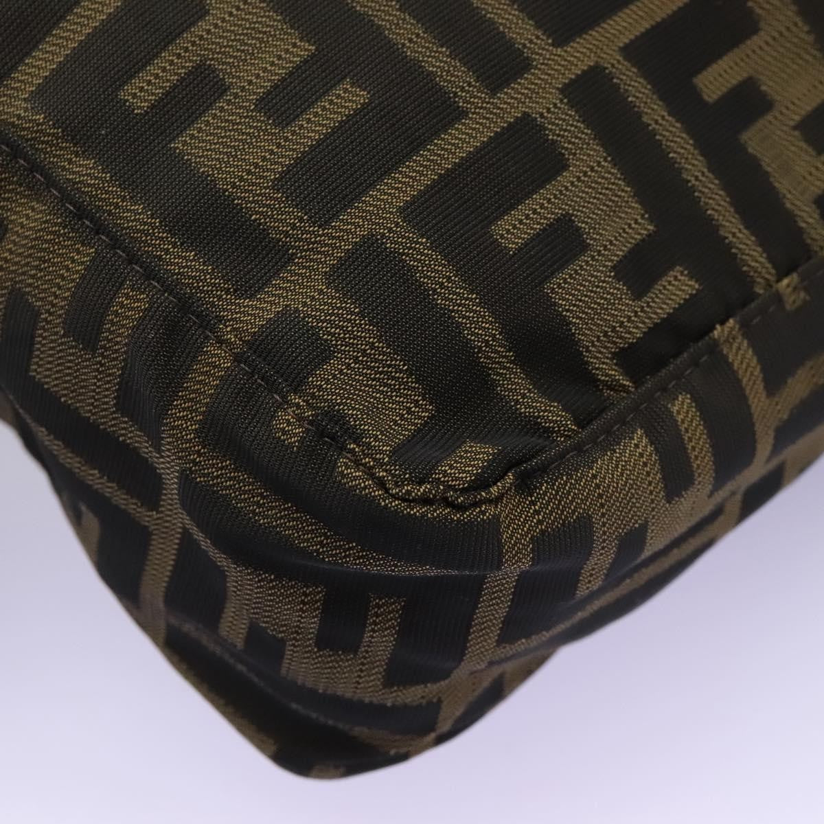 Fendi Open Shopping Tote Zucca Canvas, KHAKI, CANVAS, Tote bag