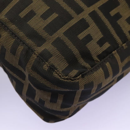Fendi Open Shopping Tote Zucca Canvas, KHAKI, CANVAS, Tote bag