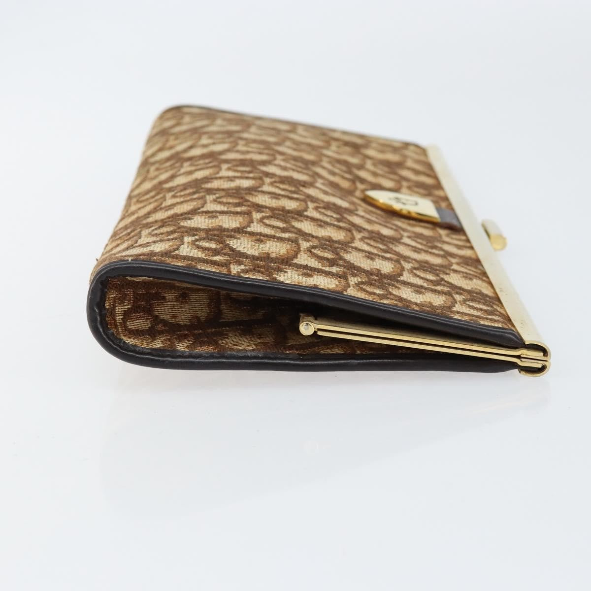 Christian Dior Vintage Trotter Pouch Diorissimo Canvas, BROWN, CANVAS, Clutche & pouche