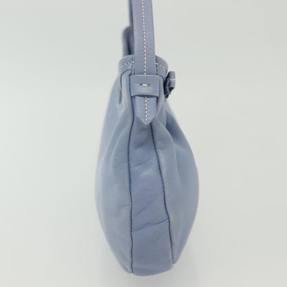 Salvatore Ferragamo Vala Shoulder Bag Leather, BLUE, LEATHER, Shoulder bag