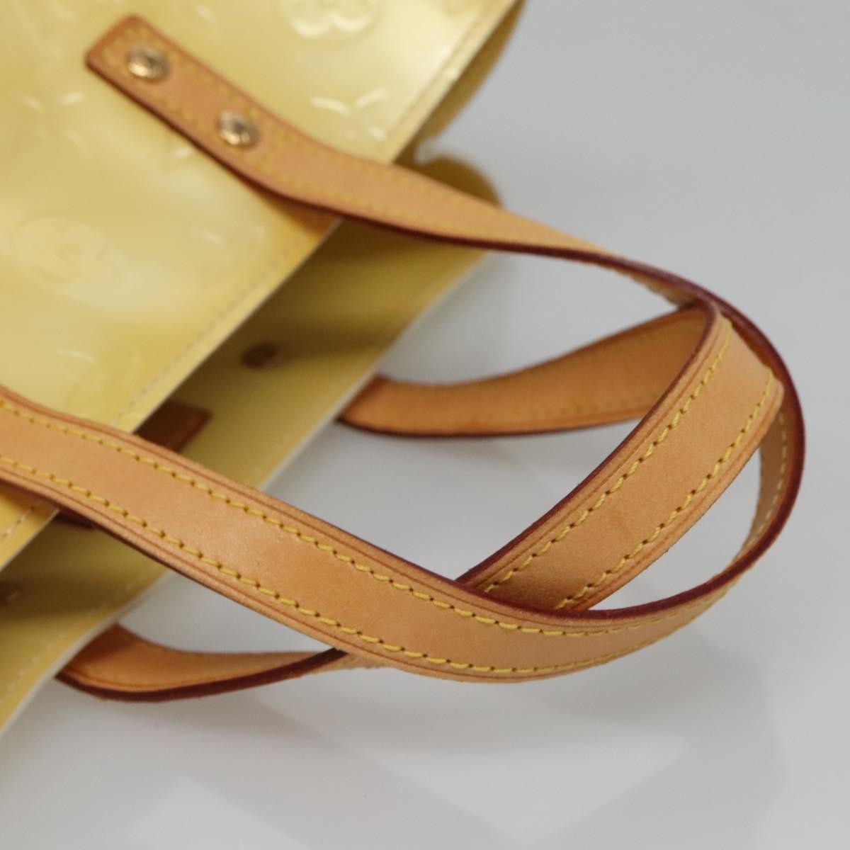 Louis Vuitton Reade Handbag Monogram Vernis, ECRU, PATENT_LEATHER, Handbag