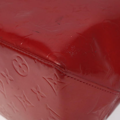 Louis Vuitton Reade Handbag Monogram Vernis, Red, Patent Leather, Handbag