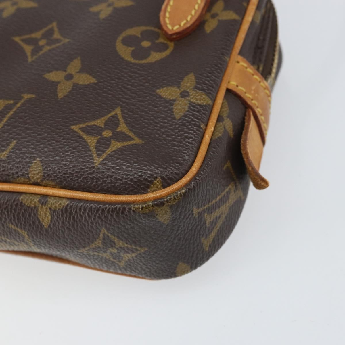 Louis Vuitton Pochette Marly Bandouliere Bag Monogram Canvas, BROWN, CANVAS, Shoulder bag
