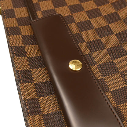 Louis Vuitton Aubagne Bag Damier, Brown, Canvas, Shoulder Bag
