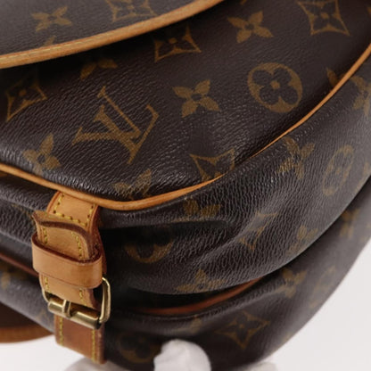 Louis Vuitton Saumur Handbag Monogram Canvas, BROWN, CANVAS, Shoulder bag