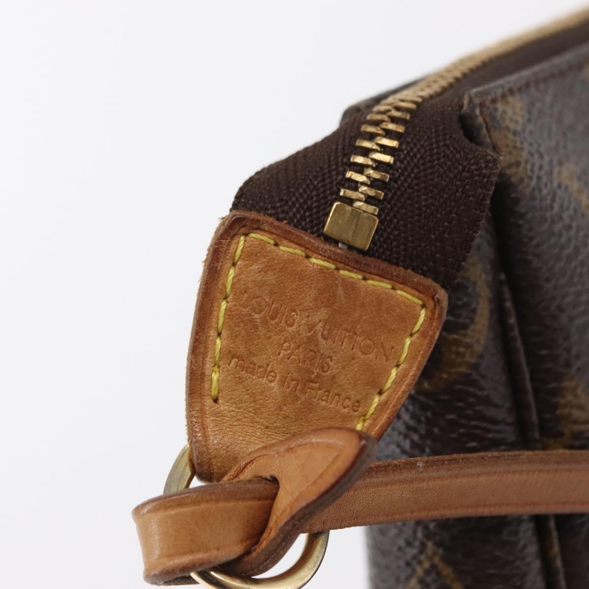 Louis Vuitton Pochette Accessoires NM Monogram Canvas, BROWN, CANVAS, Clutche & pouche